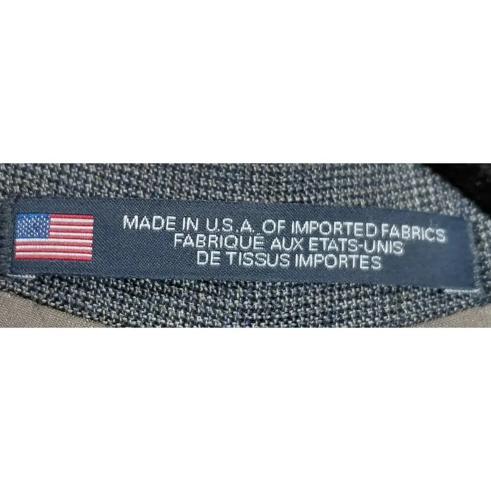 Walter Morton Clothes Made in USA Gray Lined Jacket Men Size 54